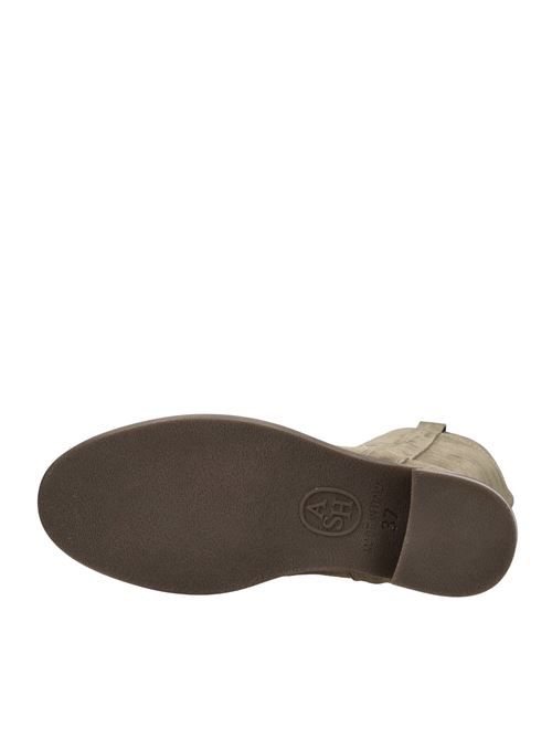 Stivali in camoscio ASH | PAM WAXED SUEDETAUPE